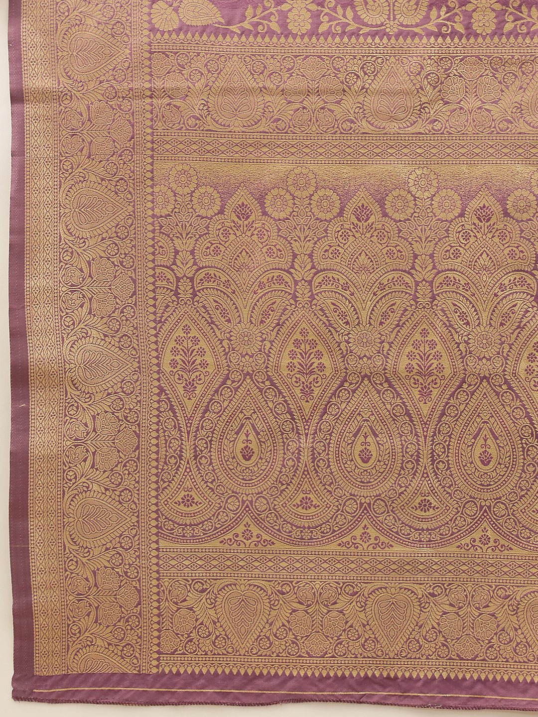 Banarasi Soft Silk Zari Butta Work Woven Saree With Unstitched Blouse Piece