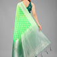 Nylon Organza Woven Design Saree
