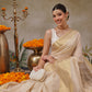 Onam Special Solid Saree With Zari Border