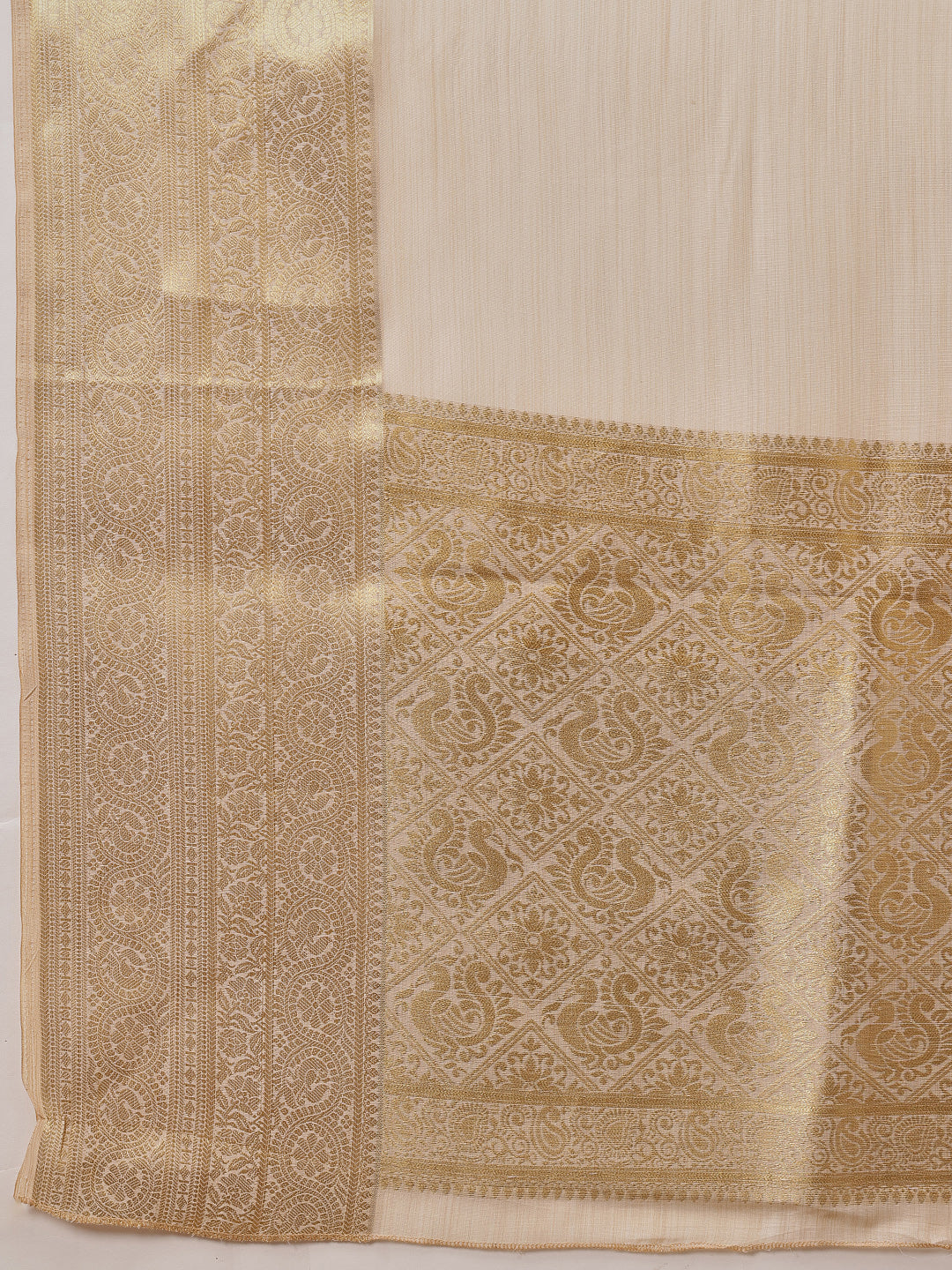 Onam Special Solid Saree With Zari Border