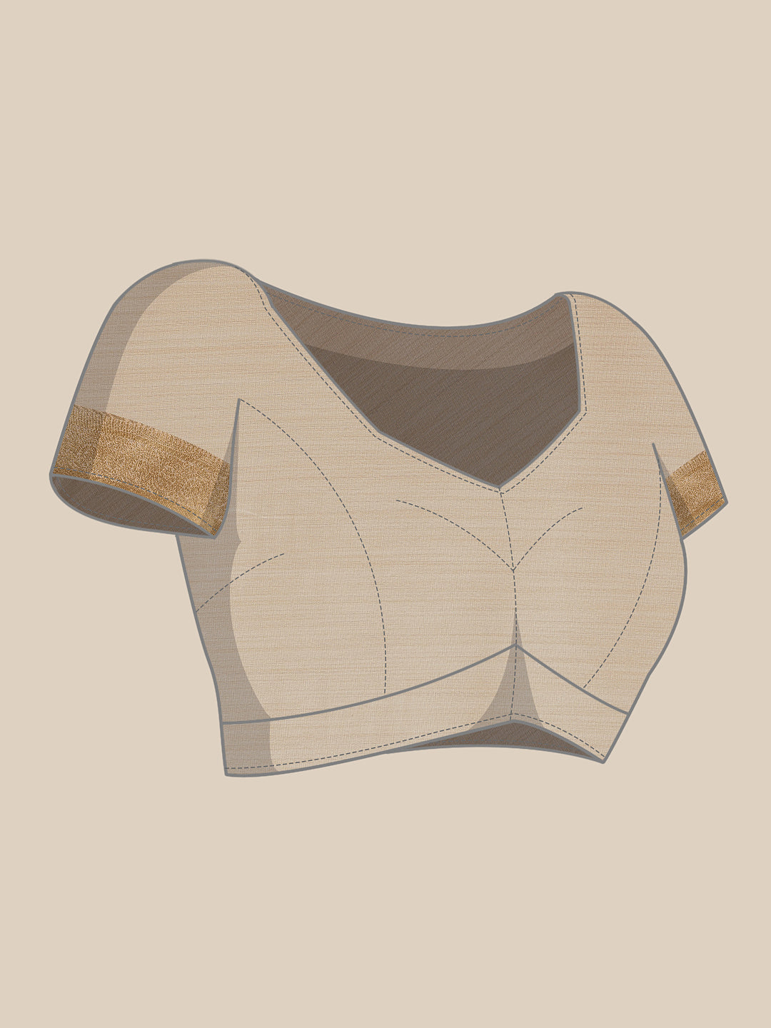 Onam Special Solid Saree With Zari Border