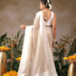 Solid Muga Checks Saree With Running Blouse