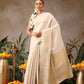 Onam Special Tissue Silk Solid Woven Saree