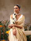 Onam Special Solid Saree With Zari Border