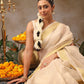 Onam Special Muga Checks Solid Saree With Zari Border