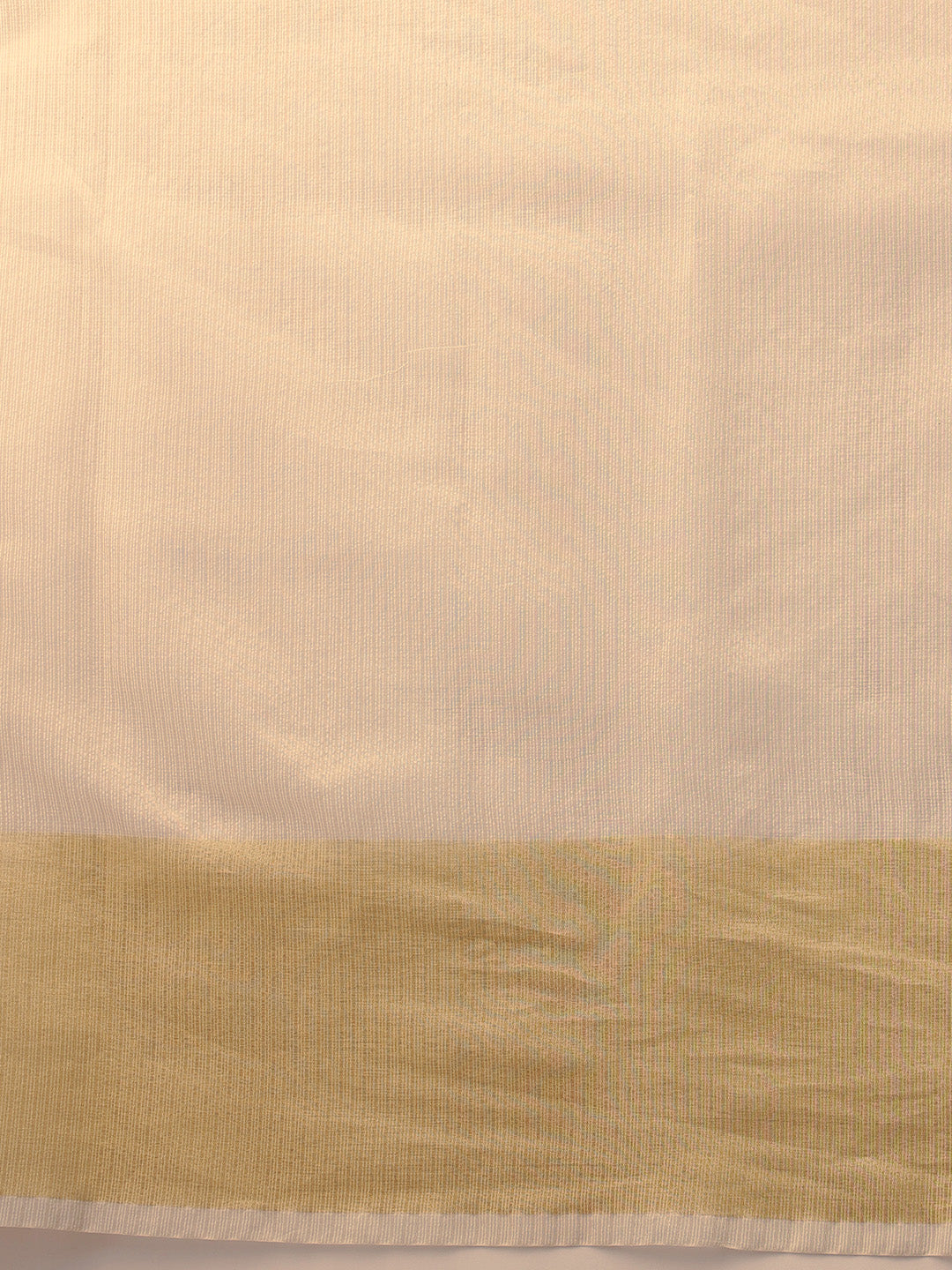 Onam Special Muga Checks Solid Saree With Zari Border