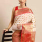 Woven Design Ethnic Motifs Zari Kasauv Saree