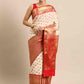 Woven Design Ethnic Motifs Zari Kasauv Saree