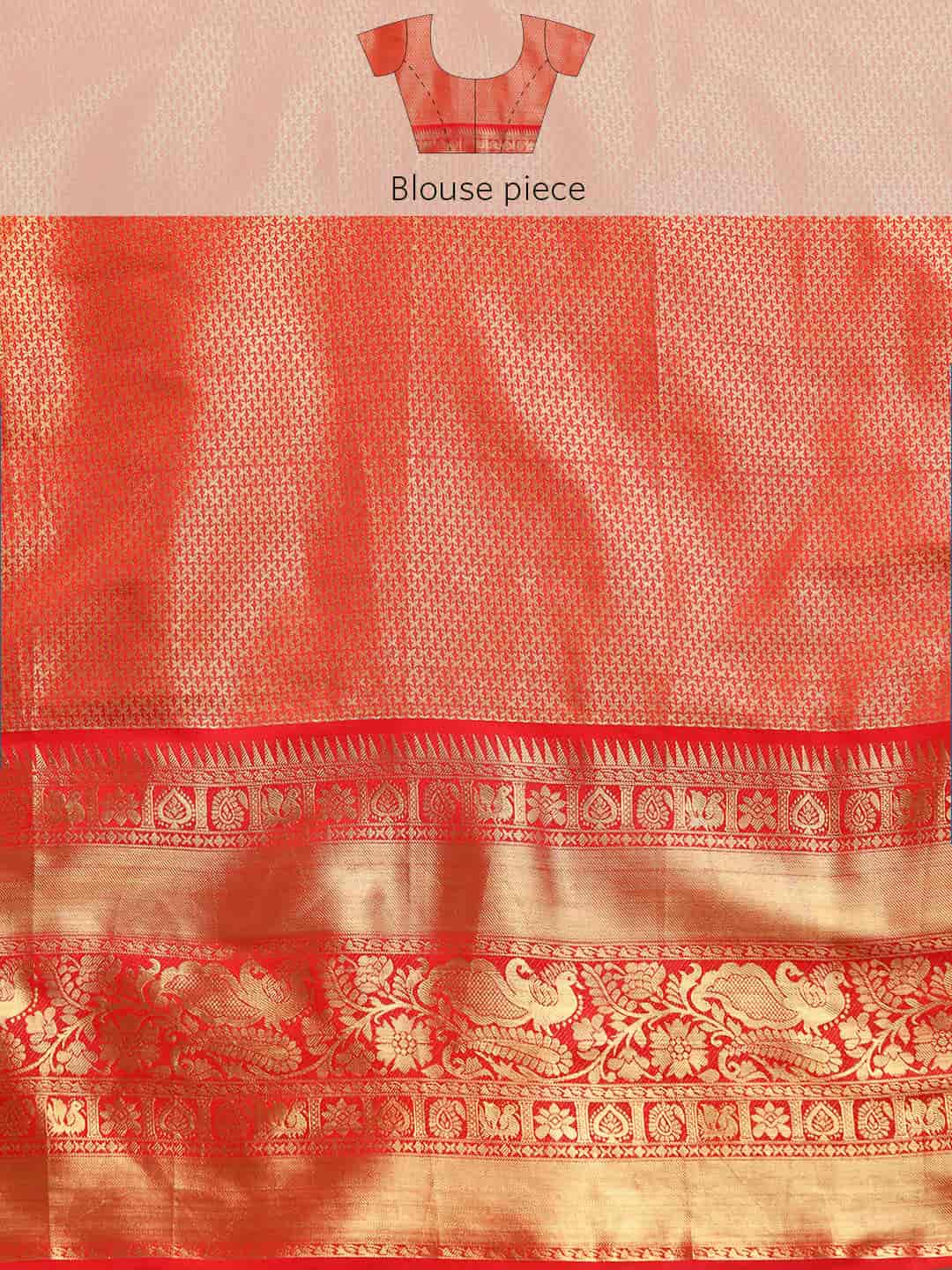 Woven Design Ethnic Motifs Zari Kasauv Saree