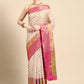 Woven Design Ethnic Motifs Zari Kasauv Saree