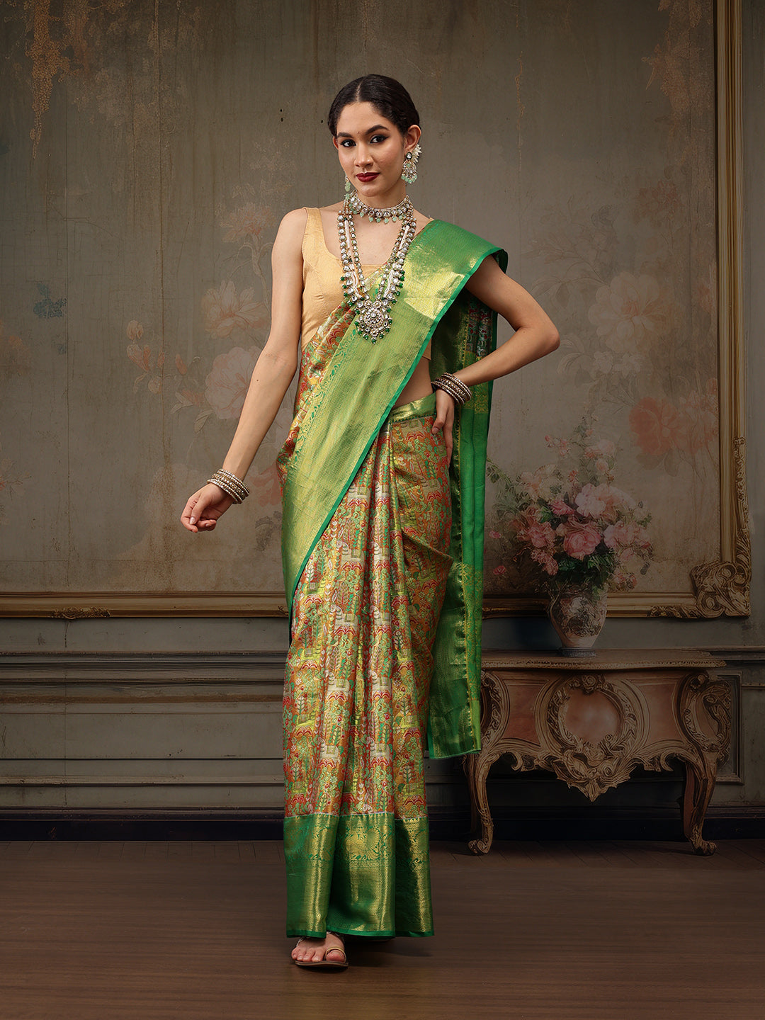 Heavy Pure Silk Woven Banarasi Saree