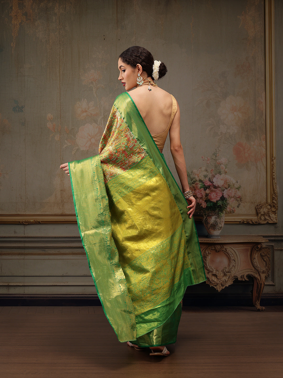 Heavy Pure Silk Woven Banarasi Saree
