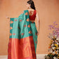 Banarasi Soft Silk Copper Zari Woven Saree