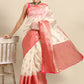 Women's Kanjiwaram Silk Woven Kasavu Saree