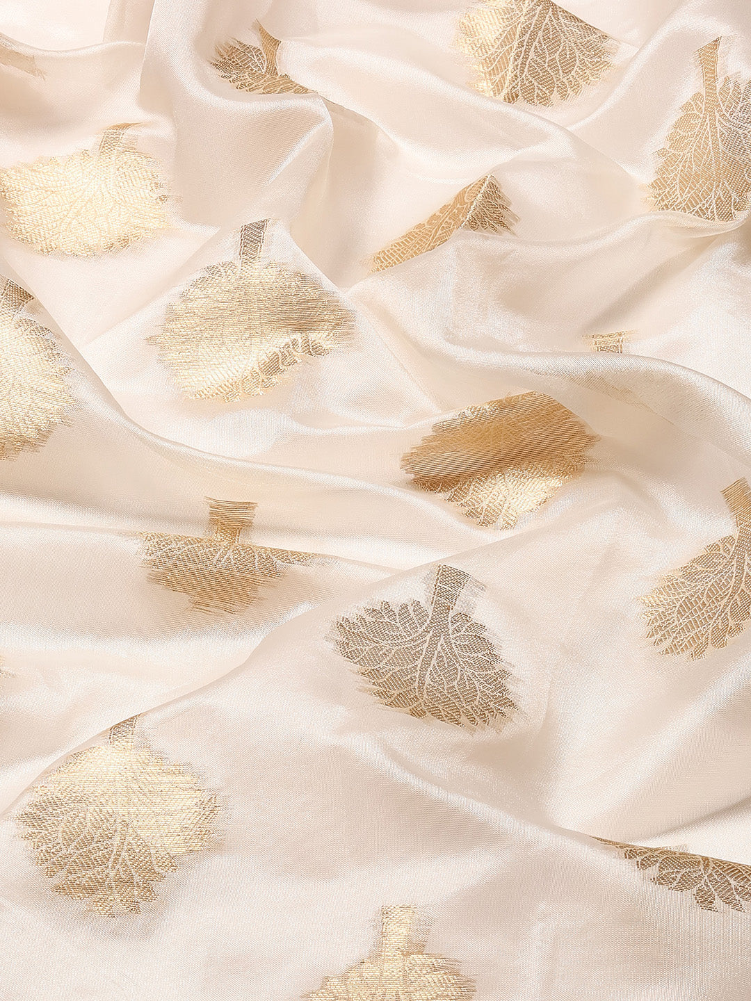 Women's Kanjiwaram Silk Woven Kasavu Saree