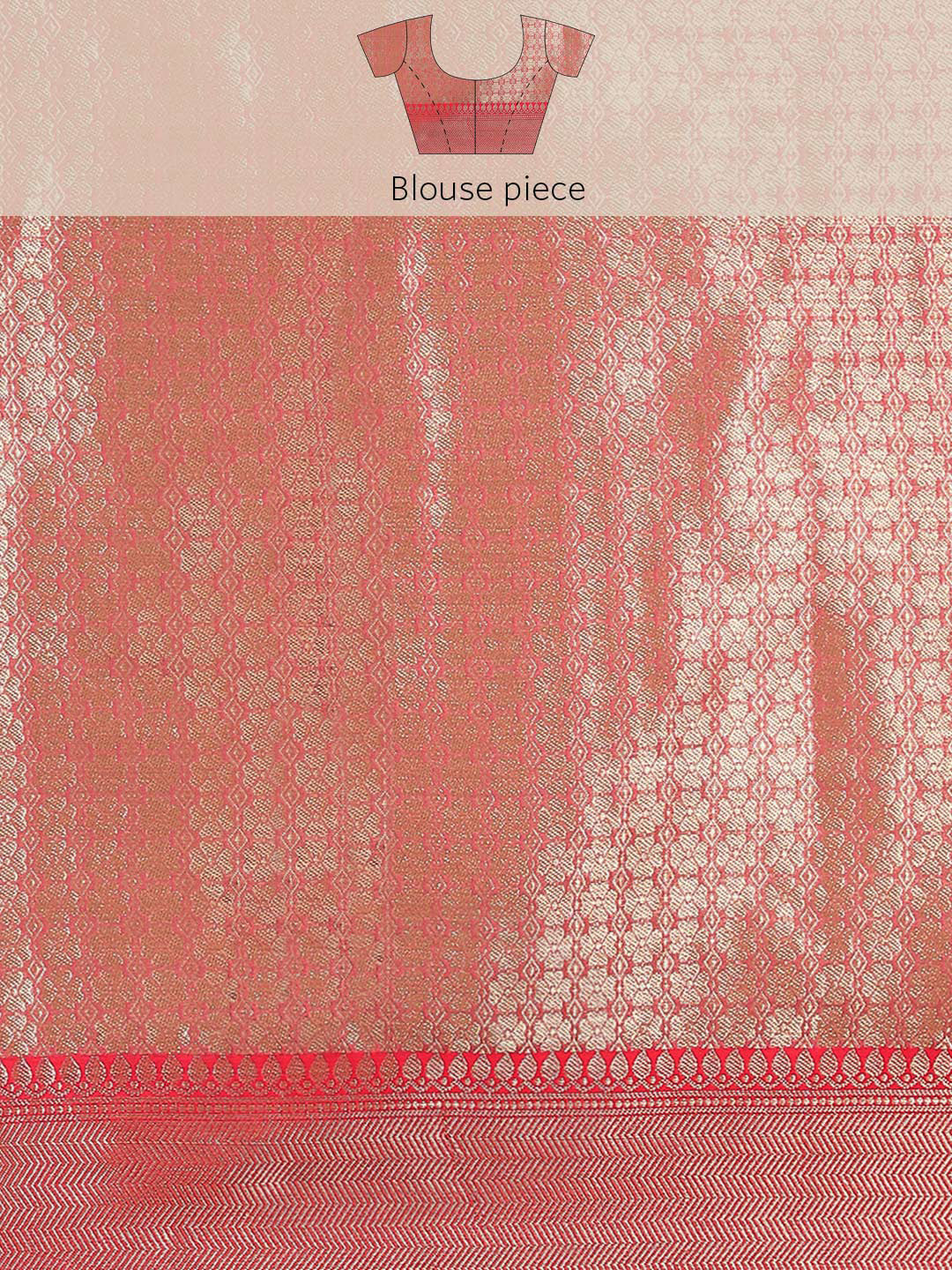 Women's Kanjiwaram Silk Woven Kasavu Saree