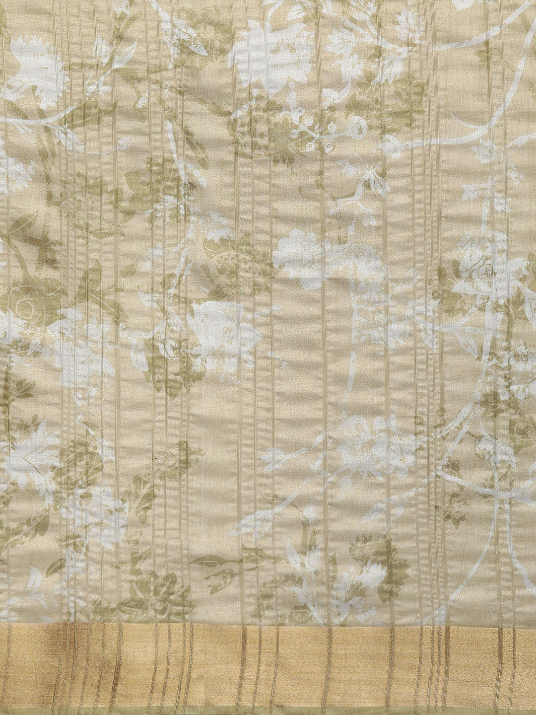 Digital Printed Soft Silk Zari Woven Saree