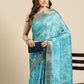 Digital Printed Soft Silk Zari Woven Saree
