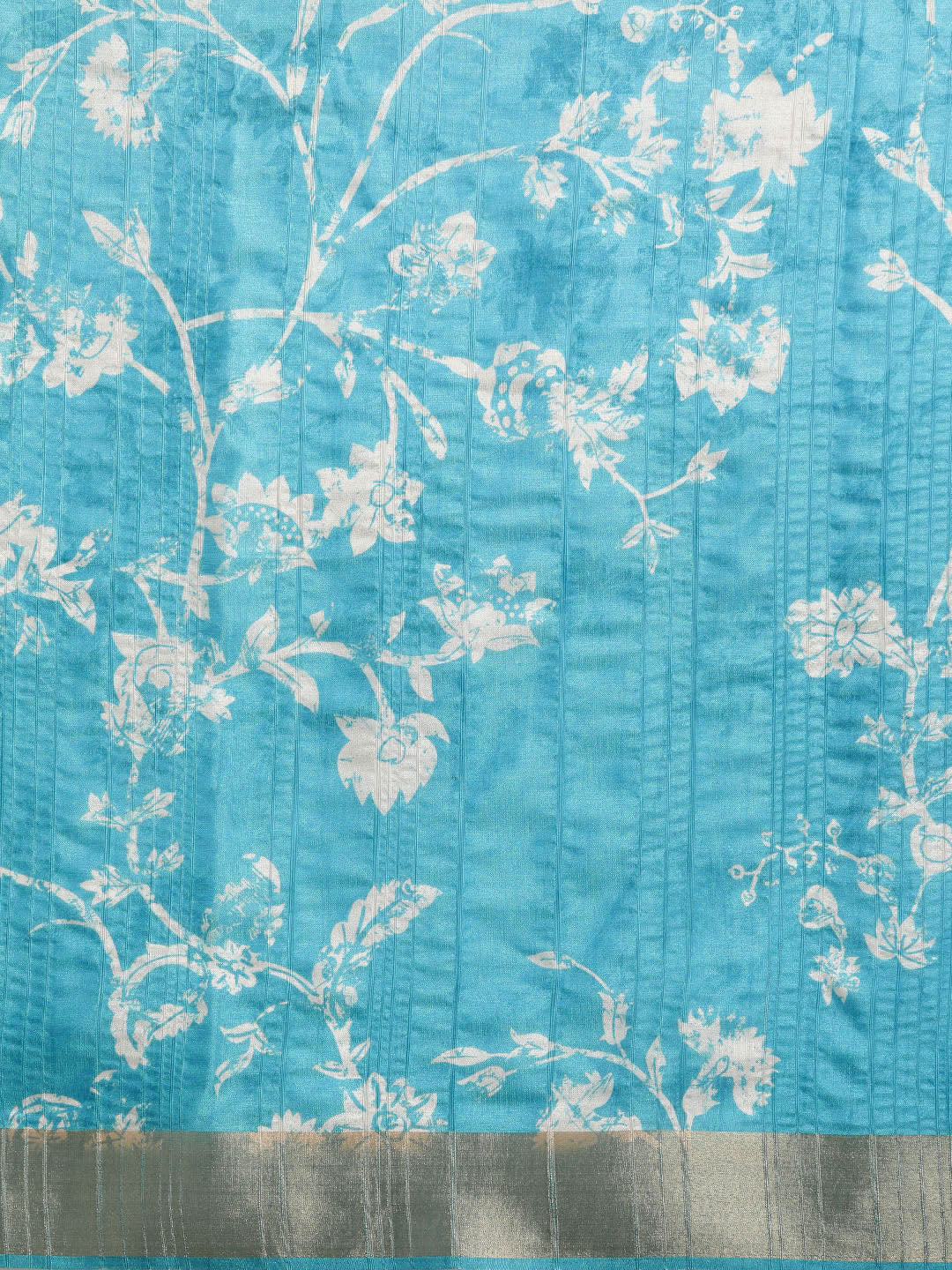 Digital Printed Soft Silk Zari Woven Saree