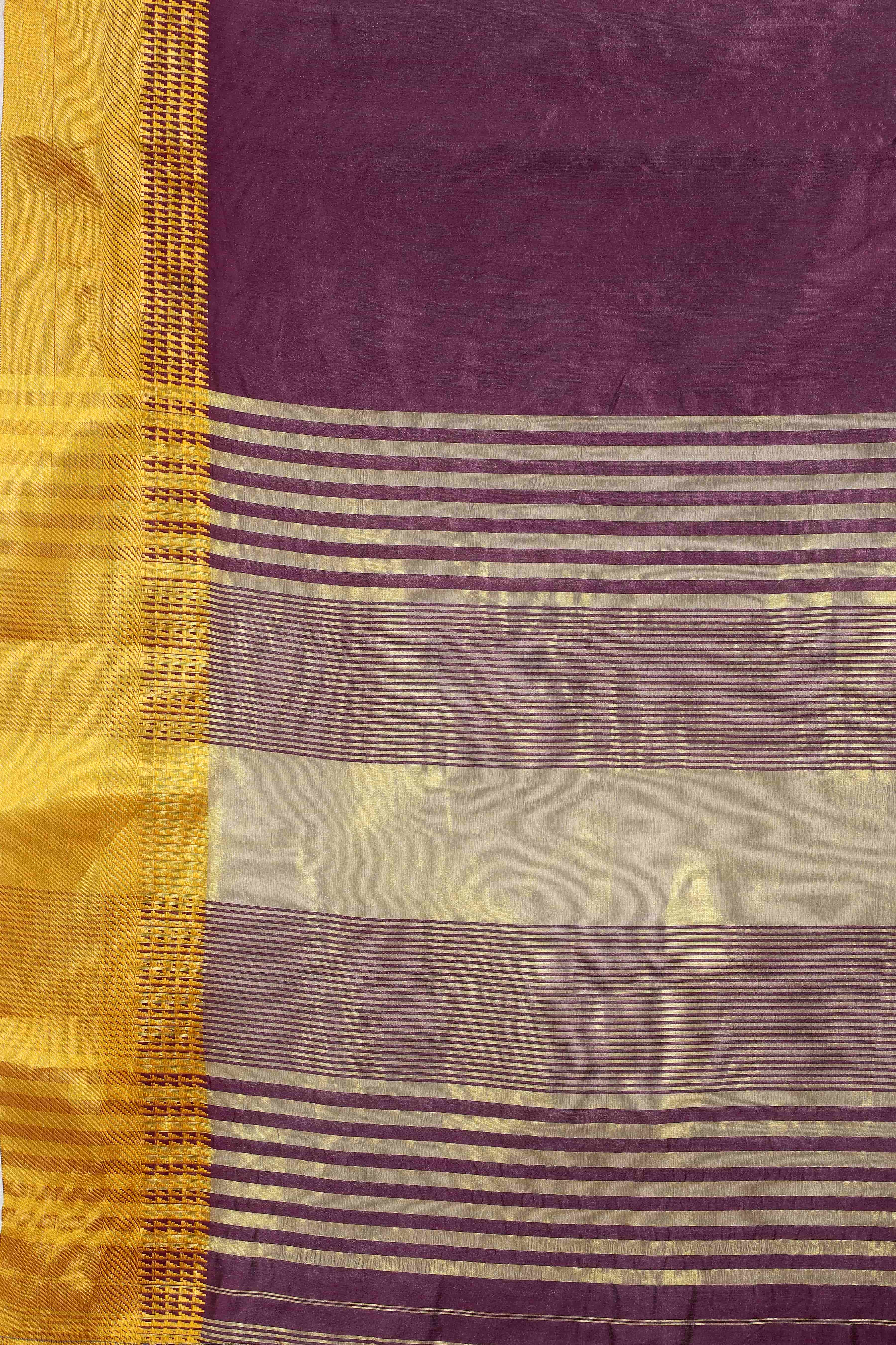 Zari Silk Blend Banarasi Saree