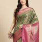 Ethnic Motifs Zari Woven Tissue Silk Saree