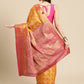 Ethnic Motifs Zari Woven Tissue Silk Saree