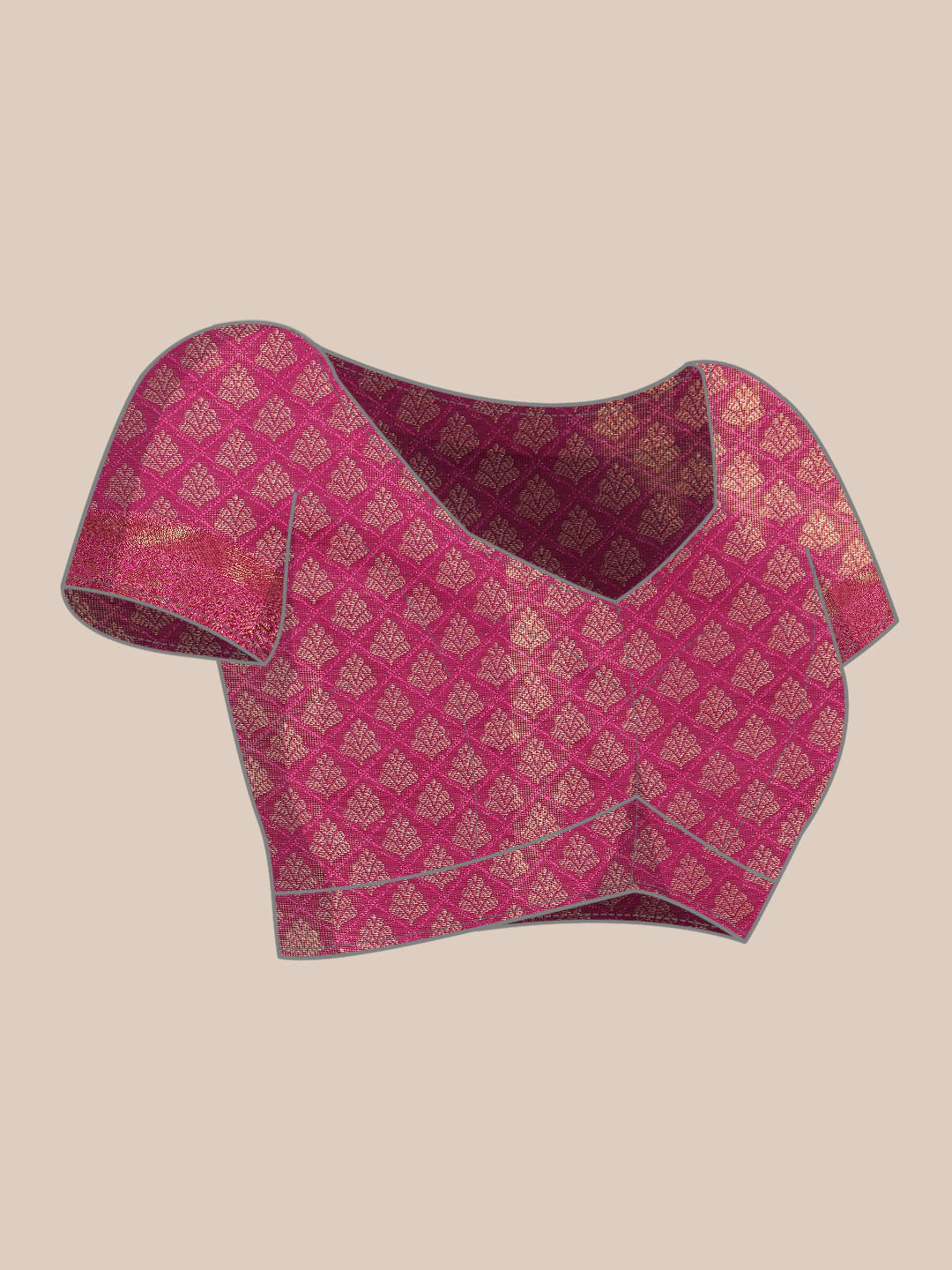 Ethnic Motifs Zari Woven Tissue Silk Saree