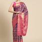 Ethnic Motifs Zari Woven Tissue Silk Saree