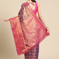 Ethnic Motifs Zari Woven Tissue Silk Saree