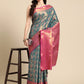 Ethnic Motifs Zari Woven Tissue Silk Saree