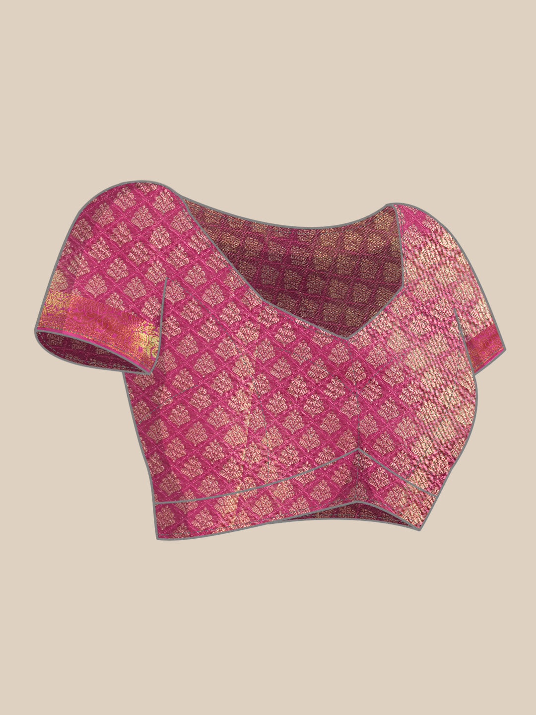 Ethnic Motifs Zari Woven Tissue Silk Saree