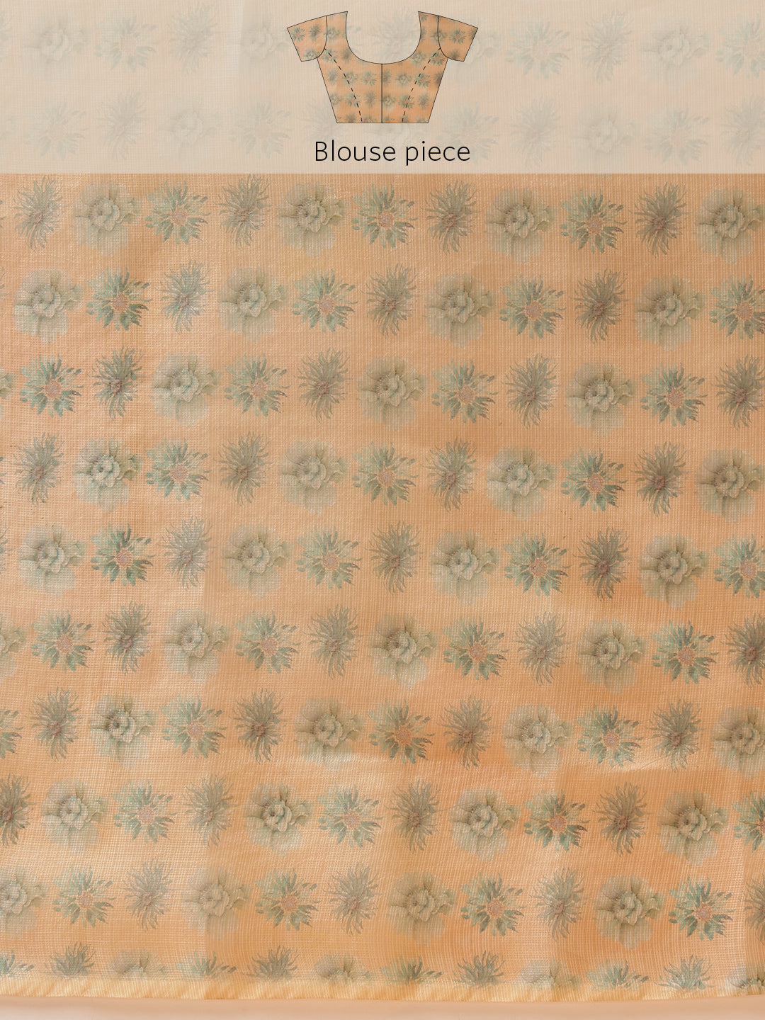 Women's Printed Muga Zari Tissue Silk Saree