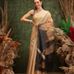 Women's Printed Muga Zari Tissue Silk Saree