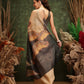 Women's Printed Muga Zari Tissue Silk Saree