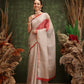 Women's Printed Muga Zari Tissue Silk Saree