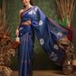 Women's Printed Muga Zari Tissue Silk Saree
