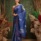 Women's Printed Muga Zari Tissue Silk Saree