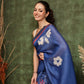 Women's Printed Muga Zari Tissue Silk Saree