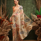 Women's Printed Muga Zari Tissue Silk Saree