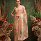 Women's Printed Muga Zari Tissue Silk Saree