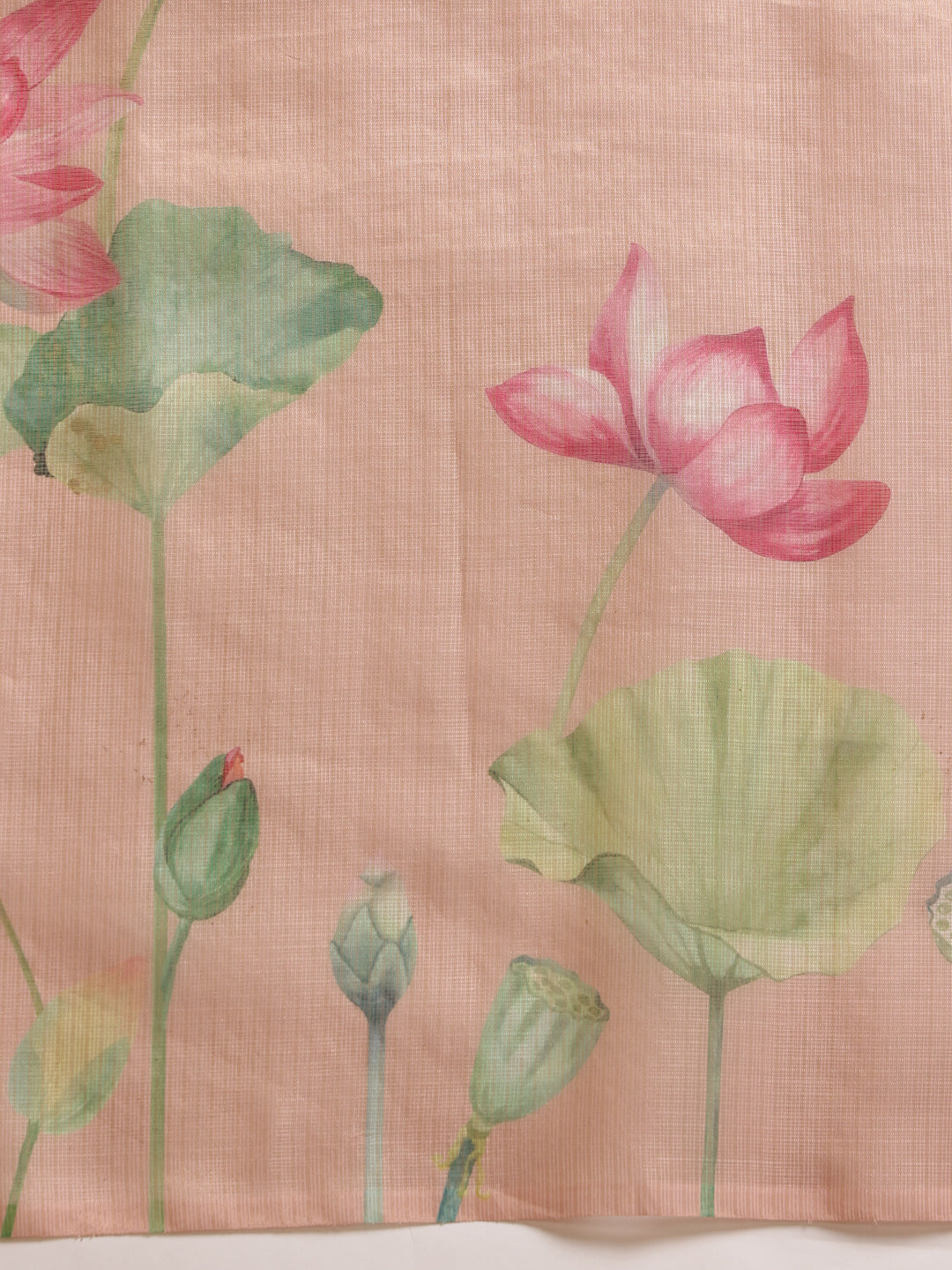 Women's Printed Muga Zari Tissue Silk Saree