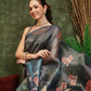 Women's Printed Muga Zari Tissue Silk Saree