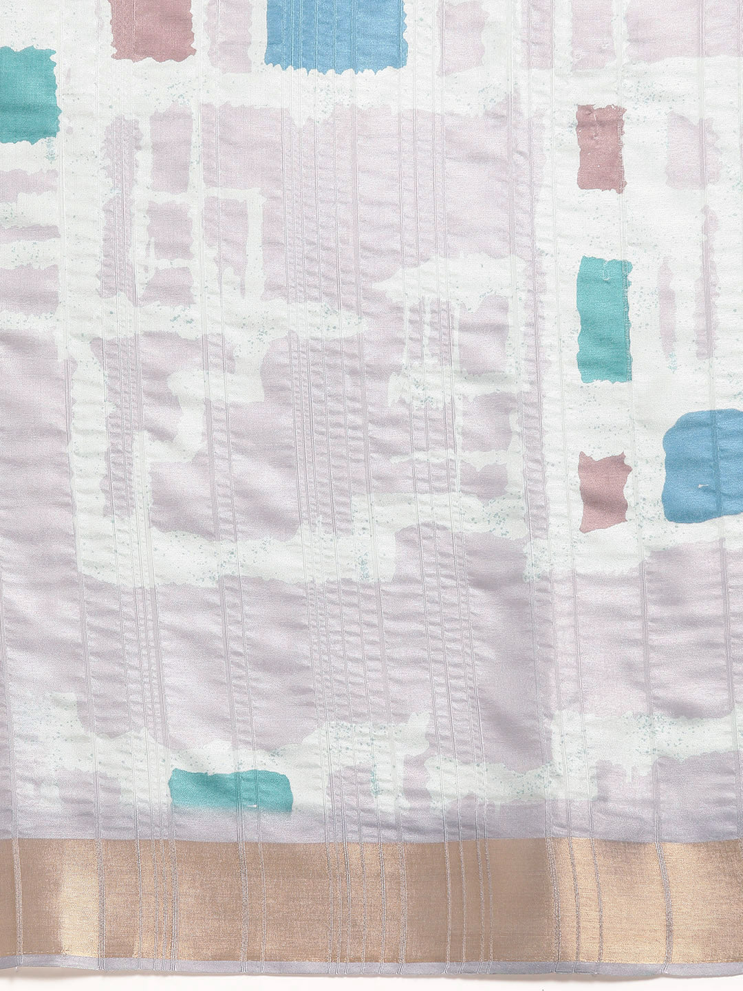 Floral Print Soft Silk Zari Woven Saree