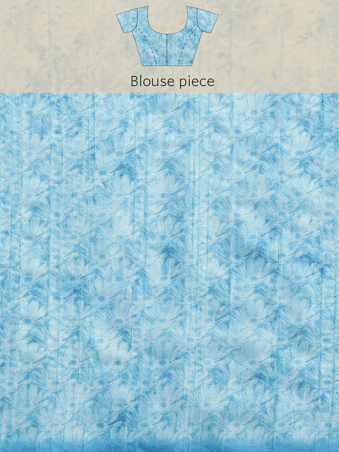 Floral Print Soft Silk Zari Woven Saree