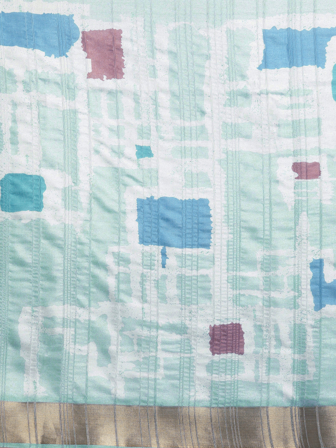 Floral Print Soft Silk Zari Woven Saree