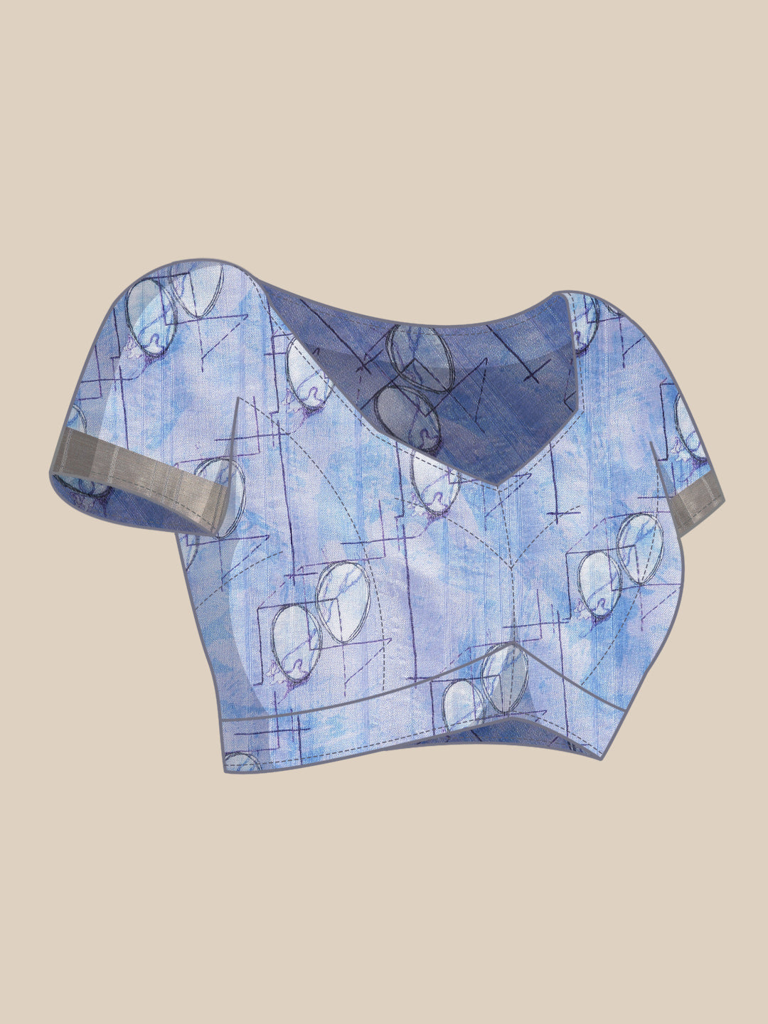 Floral Print Soft Silk Zari Woven Saree