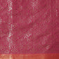 Chevron Classical Weaving Ikkat Zari Woven With Kanjivaram Border Saree