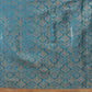 Chevron Classical Weaving Ikkat Zari Woven With Kanjivaram Border Saree