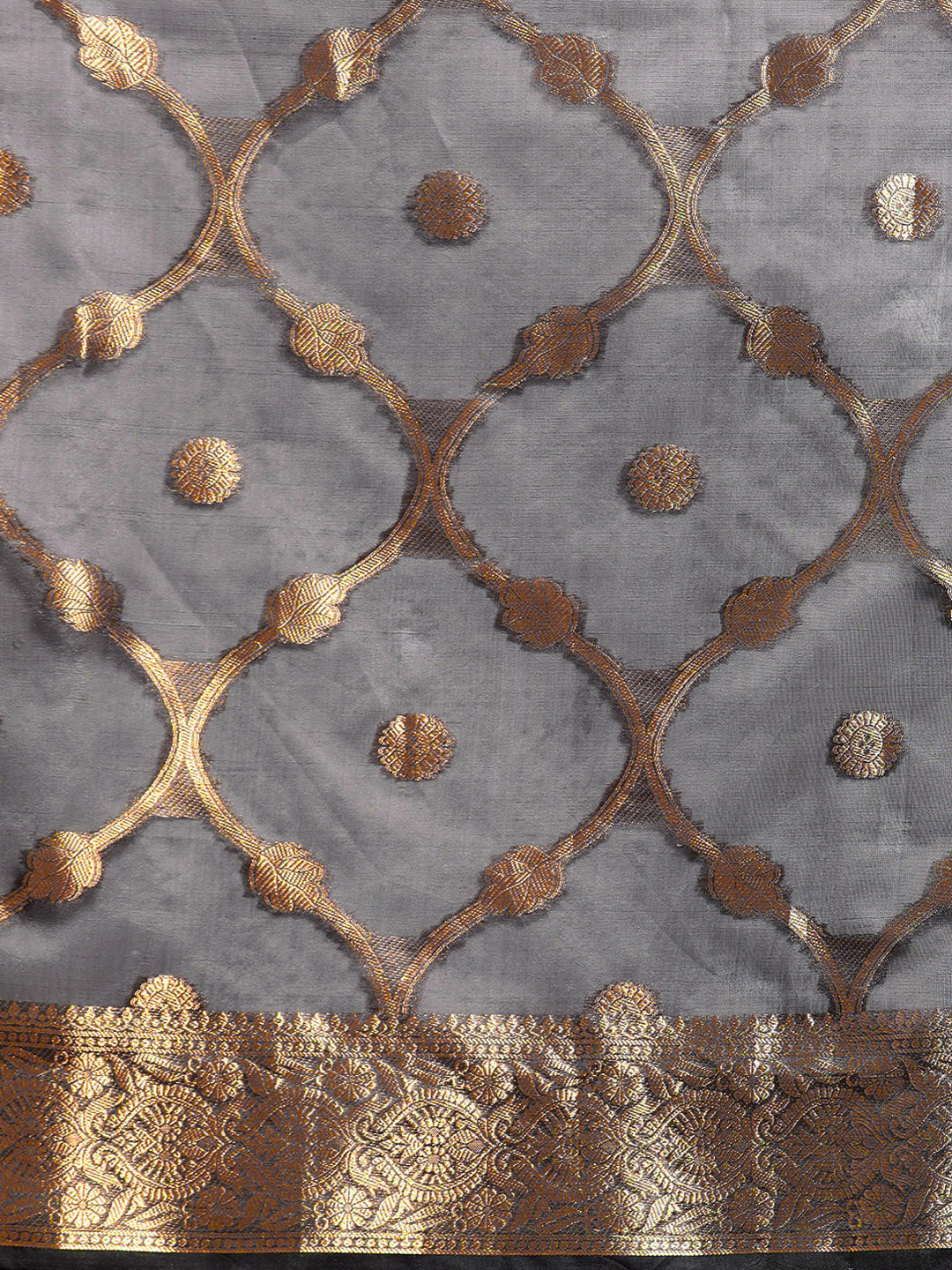 Banarasi Organza Silk Zari Woven Saree