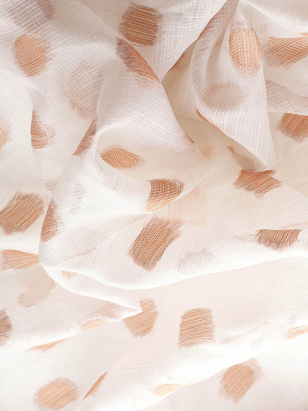 White & Pink Kanjiwaram Art Silk Kasavu Saree